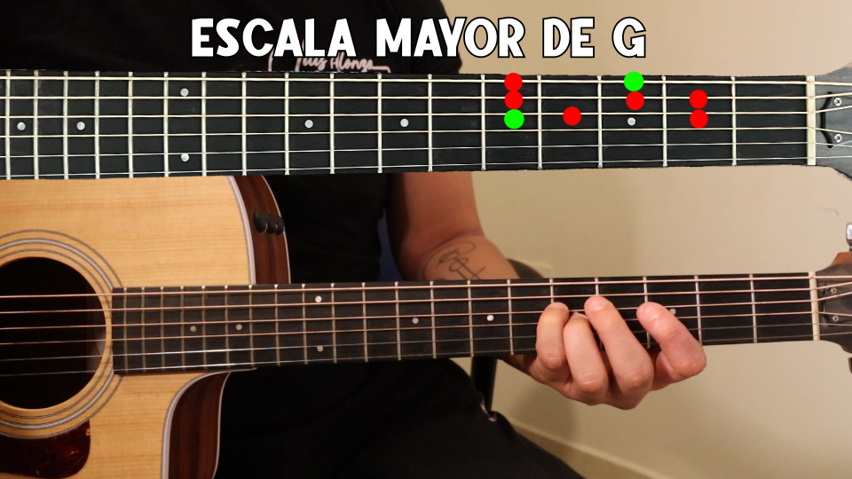 Como aprender las escalas en guitarra